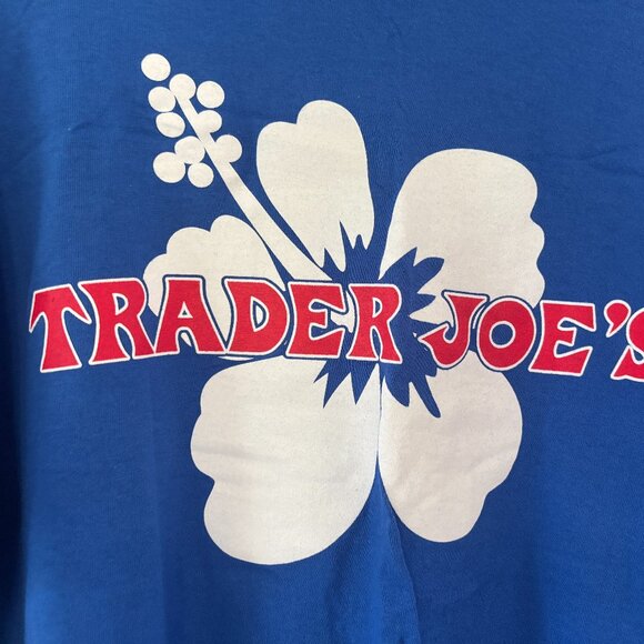 BRAND NEW Trader Joe's Blue Womens TShirt - Picture 7 of 9